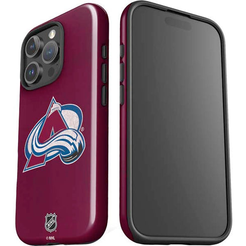 NHL Colorado Avalanche Distressed iPhone 16 Pro Impact Case